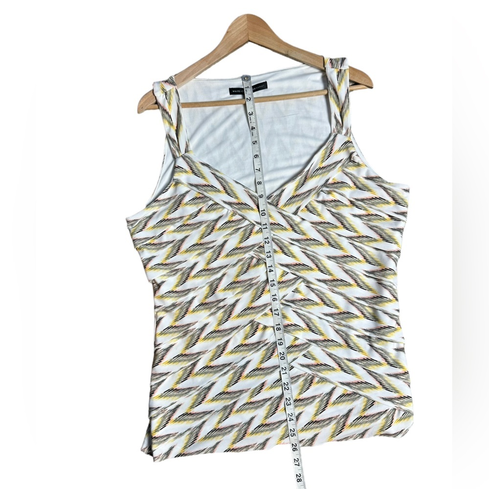 White House Black Market‎ Womens V-Neck Sleeveless Summer Top Size XL - Picture 9 of 9